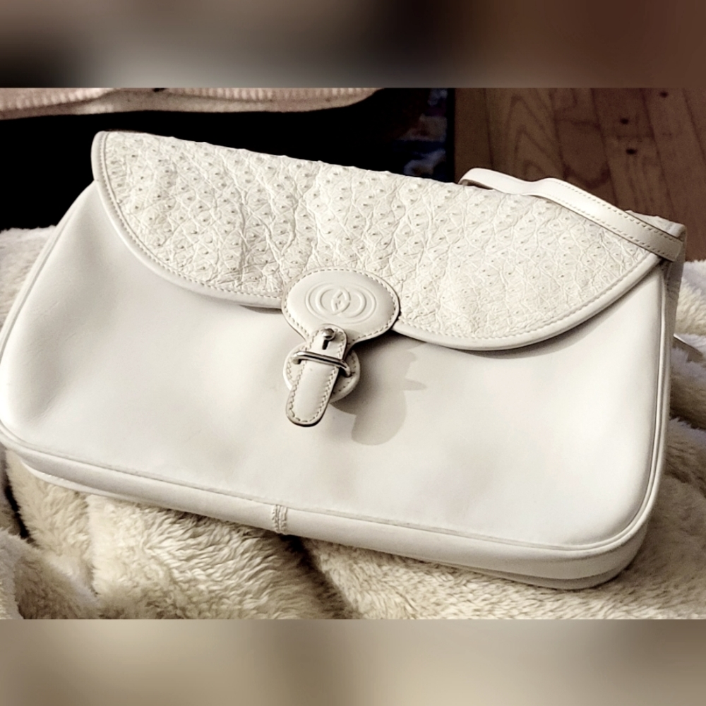 Gucci Ostrich Purse